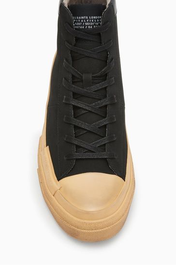 Buy AllSaints Smith High Top Black Shoes from Next Luxembourg