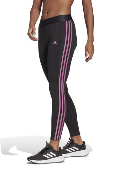 adidas Black Loungwear Essentials 3-Stripes Leggings