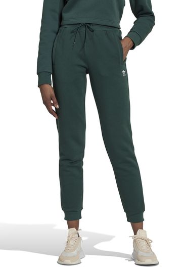adidas Originals Green Adicolor Essentials Fleece Slim Joggers