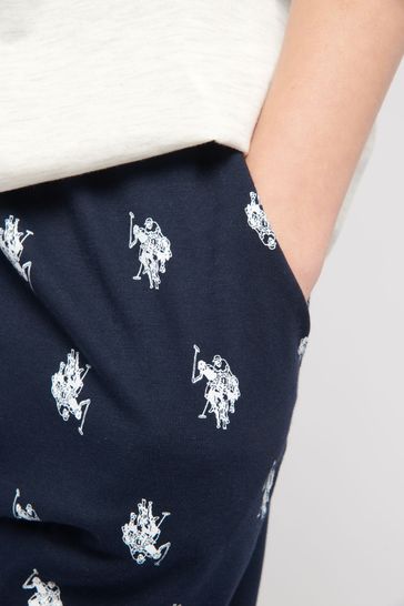 Blue polo sales pants