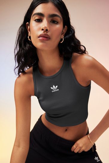 adidas originals Beige Essentials Rib Tank Top