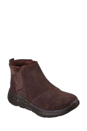 Skechers brown ankle boots 2025