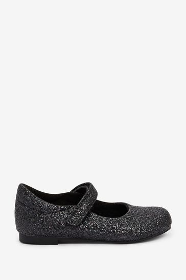Black glitter mary sales jane shoes