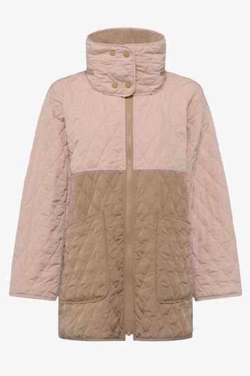 Buy French Connection Pink Aris Sustainable Quilted Coat from Next