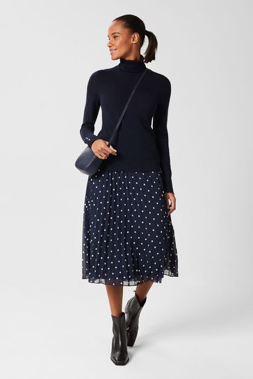 Hobbs Blue Losie Skirt