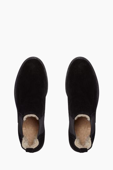 Dune fur lined best sale boots
