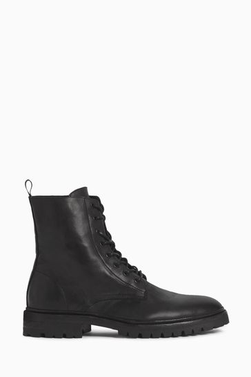 AllSaints Black Tobias Boots