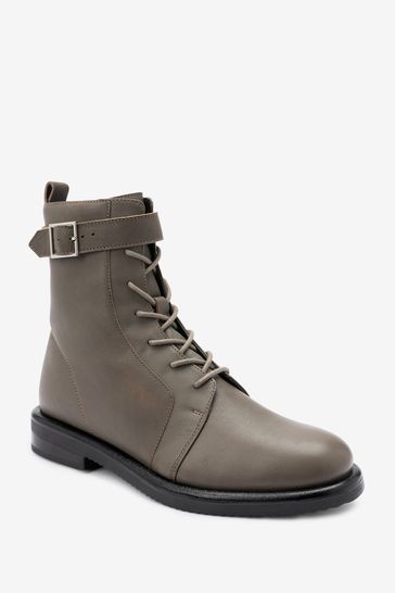 Extra wide lace up boots deals
