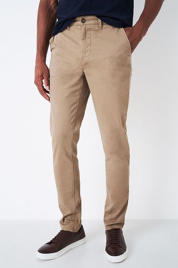Crew Clothing Company Cotton Slim Smart Trousers