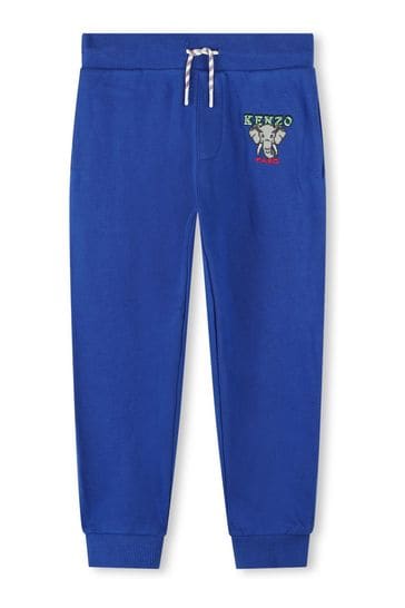 Buy KENZO KIDS Blue Elephant Logo Joggers from Next Italy