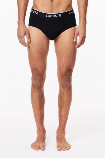 Buy Lacoste Menswear Black Briefs 3 Pack from Next Bahrain