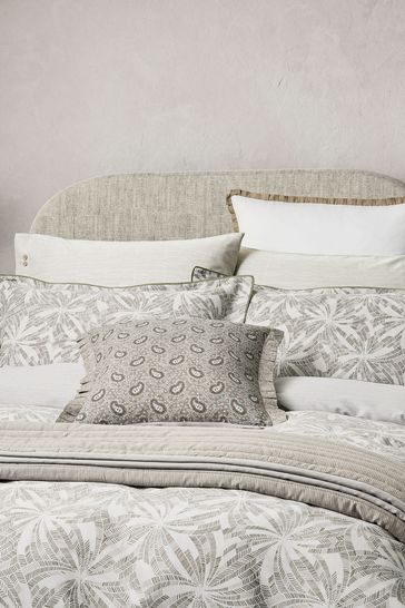 Buy Bedeck of Belfast Linen Grey 100 Cotton Cora Throw from Next Bahrain