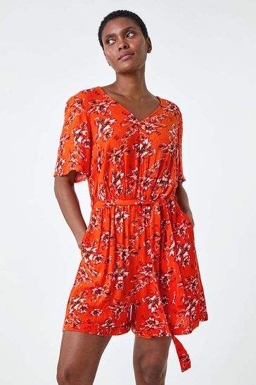 Playsuit with pockets cheap