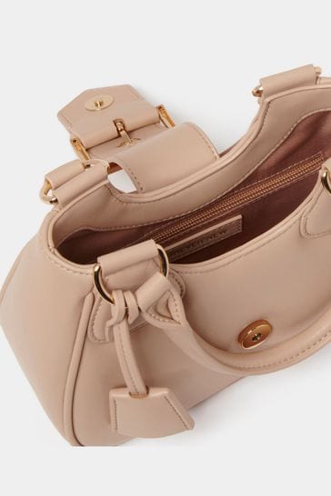 Buy Forever New Nude Signature Madison Buckle Moon Bag from Next Turkey