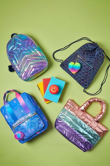 Buy Monsoon Blue Sequin Galaxy Backpack from Next Bahrain