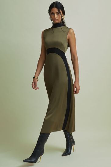 Knit midi dress cheap
