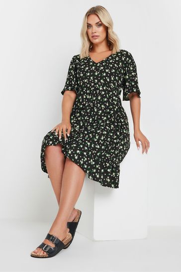 Next black floral dress clearance