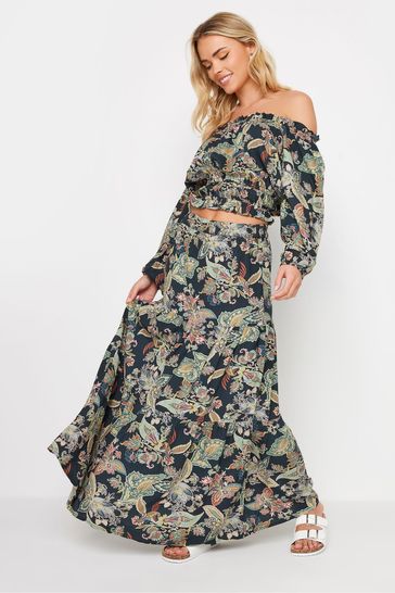 Maxi skirt and bardot top store