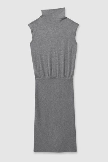 Funnel neck dress zara outlet