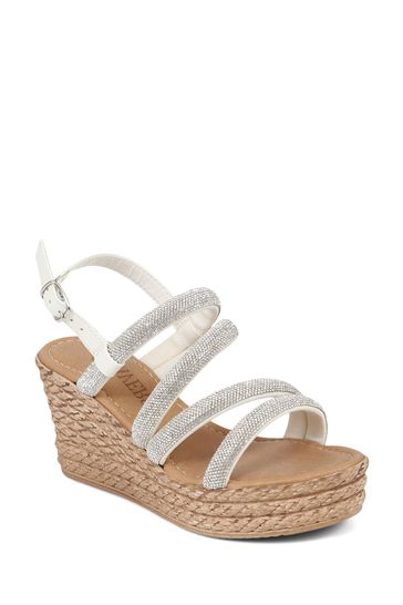 Silver platform espadrilles new arrivals