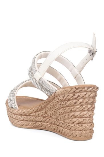 Buy Pavers Embellished Platform Espadrilles from Next Turkey