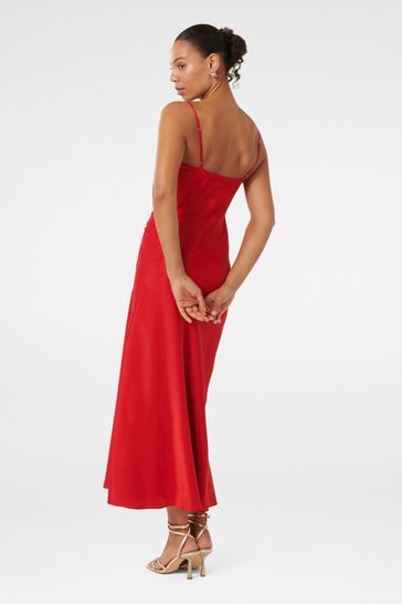 Buy Forever New Red Harlow Strappy Midi Dress from Next Denmark