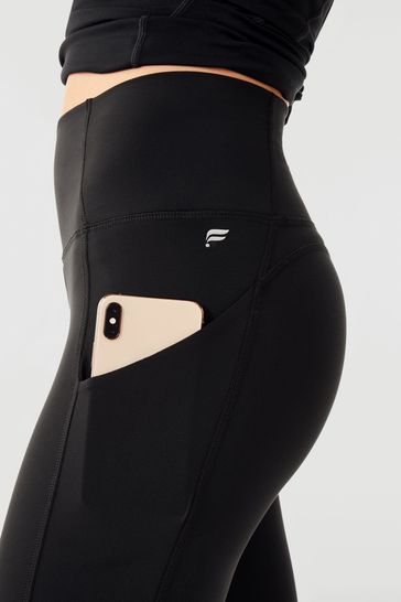 Fabletics black high waisted leggings clearance