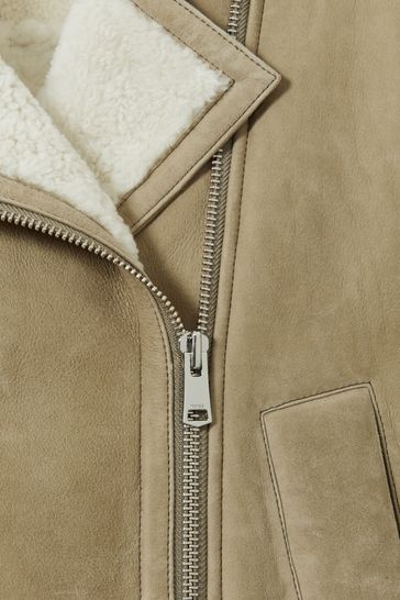 Reiss aviator jacket womens on sale