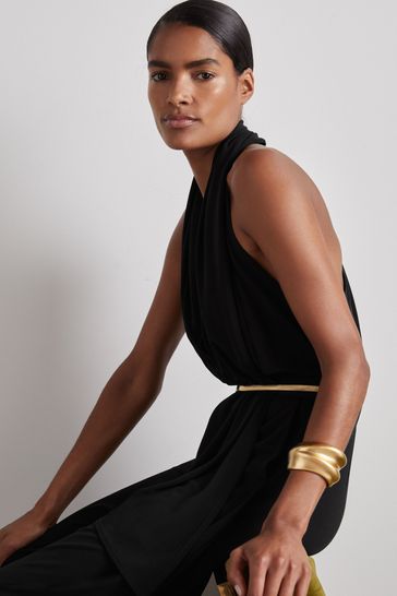 Buy Reiss Luca Atelier Gathered Jersey Jumpsuit from the Laura Ashley online shop