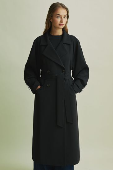 Buy Florere Double Breasted Belted Trench Coat from Next Bahrain