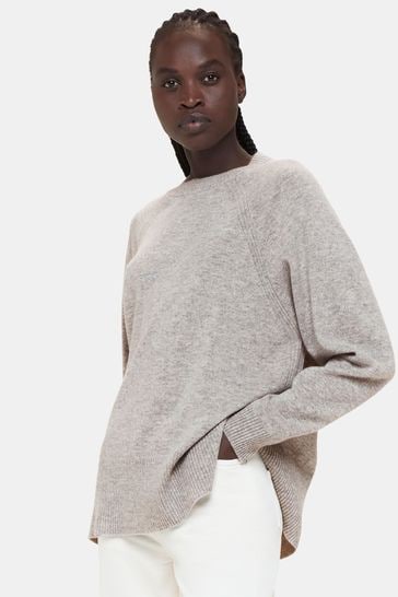 Buy Whistles Grey Ultimate Cashmere Crew Neck Jumper from Next Bahrain