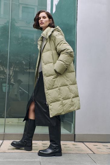Buy Whistles Green Una Puffa Coat from Next Kuwait