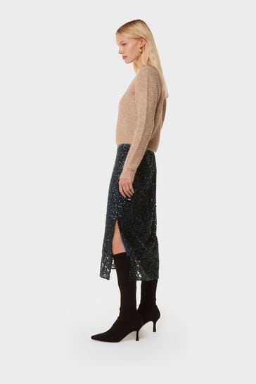 Sequin midi skirt whistles on sale