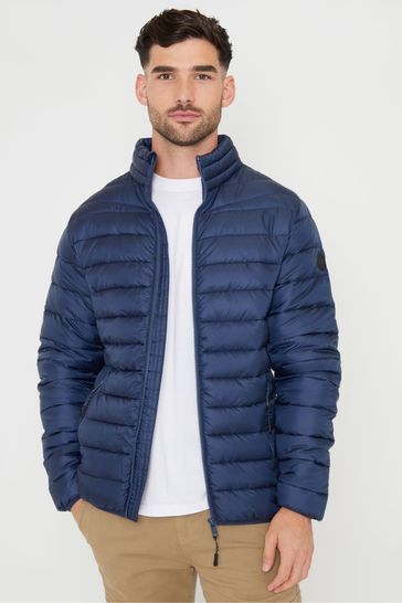 Funnel neck padded jacket online