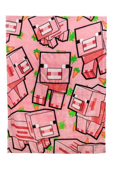 Minecraft pig blanket top