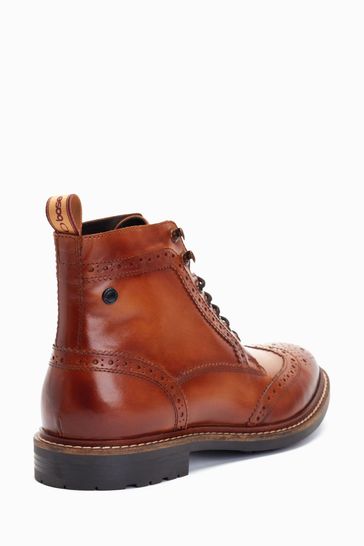 Buy Base London Dealer Lace Up Brogue Boots from Next Bahrain
