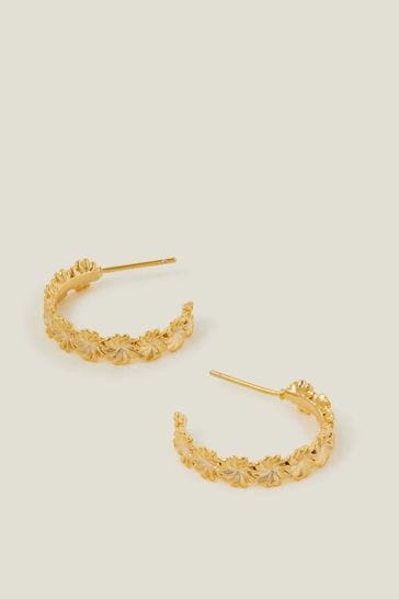 Accessorize gold hoops hot sale