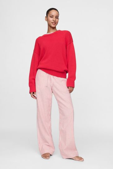 Red and white striped pyjama bottoms shop