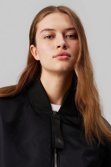 Calvin klein nylon bomber jacket shop