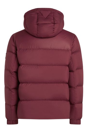 Doudoune rouge tommy hilfiger outlet