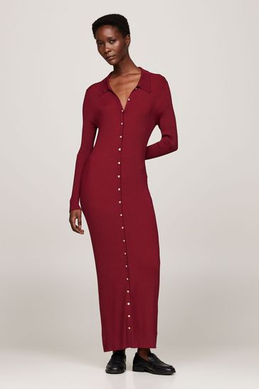 Red sweat dress hotsell