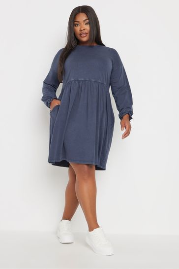 Plus size cotton dresses with sleeves store