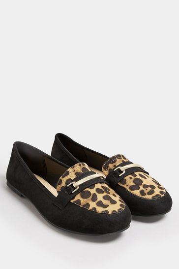 Yours Curve Brown Extra Wide Fit Snaffle Loafers