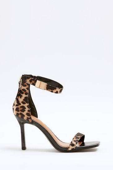 Leopard print shoes river island store