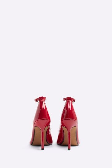 River island pink court shoes top