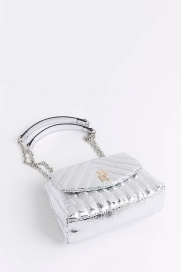 Buy River Island Small Soft Quilted Shoulder Bag from Next Turkey