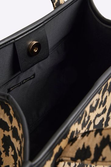 River island leopard bag shop