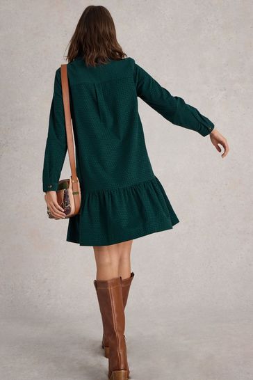 Buy White Stuff Green Daria Cord Dress from Next Bahrain
