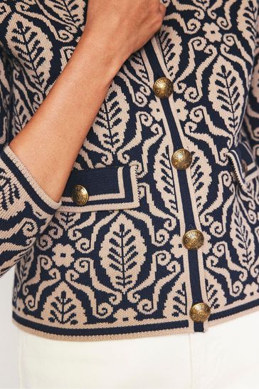 Buy Boden Blue Holly Knitted Cardigan from Next Netherlands