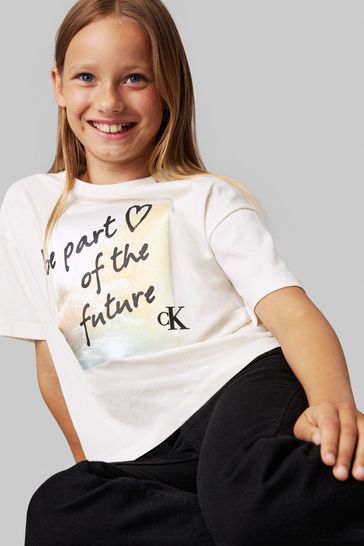 Calvin klein white city cheap